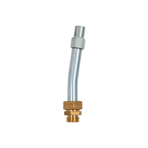 [4234] Rigid pipe connection 1/2" (M) with quick coupling for refilling of lever grease guns, FLEXBIMEC (4234)
