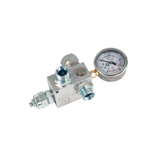 [4260] Pressure relief valve with manometer, FLEXBIMEC (4260)