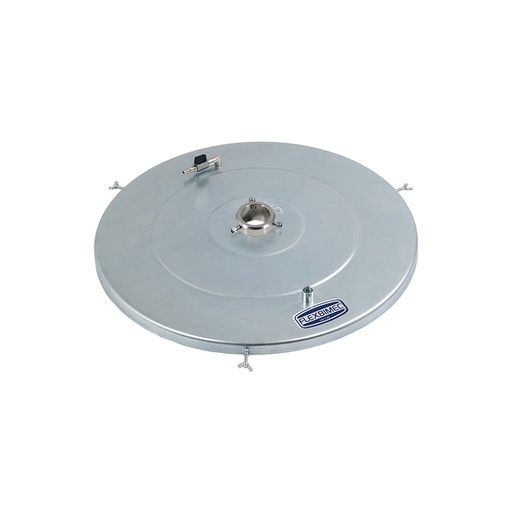 [4309/70] Drum cover with ring nut to fix pump, Ø600 mm, for 180 kg drums (4309/70, FLEXBIMEC)