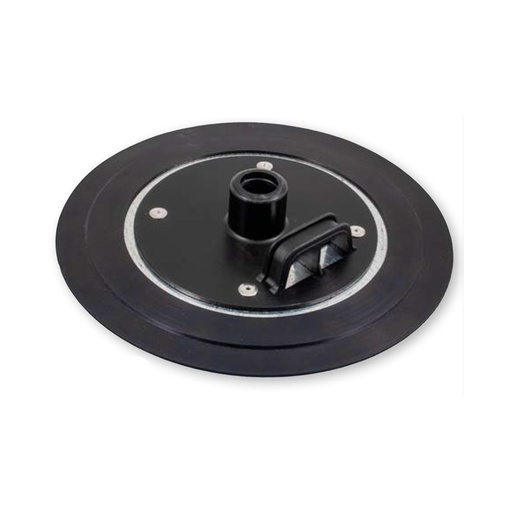 [4317VU] Follower plate with vulcanized rubber for 50 kg drum, membrane Ø 390 mm (4317VU, FLEXBIMEC)