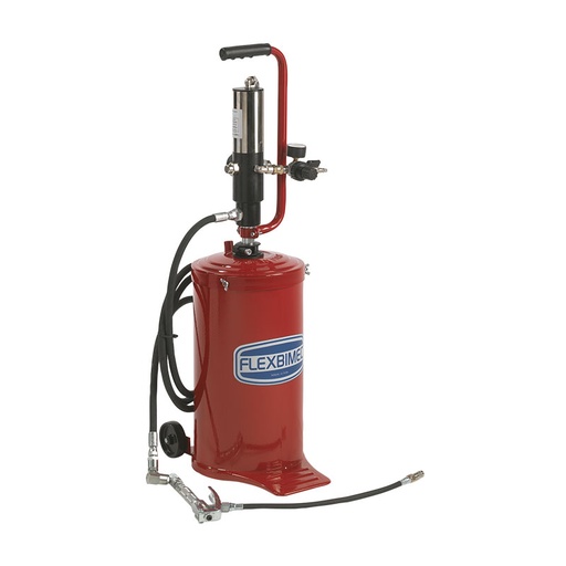 [4925] Pneumatinis tepimo komplektas su 5 kg plienine statinaite, pilna komplektacija (4925, FLEXBIMEC)