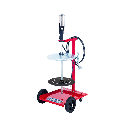 [4980] Eļļošanas komplekts 50 kg mucām, pamata versija ar 4 riteņiem, FLEXBIMEC (4980)