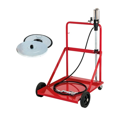 [4990] Grease kit suitable for 180 kg drums, basic version with 4 wheels, FLEXBIMEC (4990)