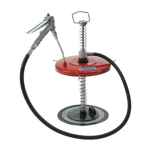 [5111] GREASE POWER 750 – manuāls eļļošanas komplekts ar atsperes sūkni 18/20 kg mucām, elastīga šļūtene un dozēšanas pistole (5111, FLEXBIMEC)