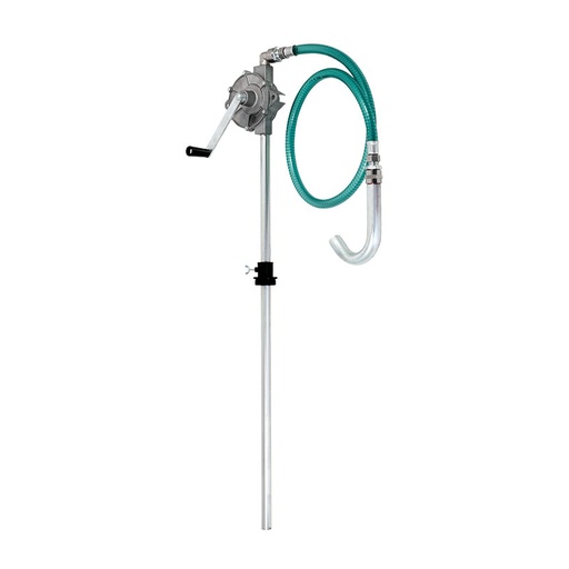 [5300/FD] Rotary Hand Operated Pump for Oil and Diesel, flow rate 23 l/min, with hose and anti-drip (5300/FD, FLEXBIMEC)