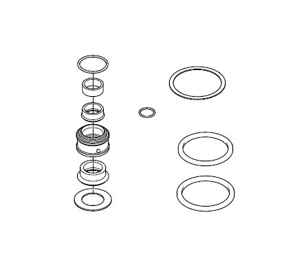 [393669] Major Repair Kit Pump Tube 7730 (393669, EUROLUBE)