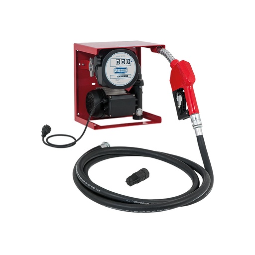 [6738] Diesel transfer kit 230 V with mechanical meter, hose and automatic stop gun (art. 6725), FLEXBIMEC (6738)