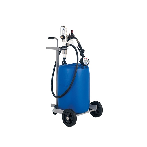 [6777] Mobils AdBlue/DEF dozēšanas komplekts 60 l mucām ar pneimatisko sūkni un elektronisko plūsmas mērītāju (6777, FLEXBIMEC)