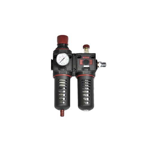 [7150/12] Pressure regulator with gauge. Condensate drainage. Lubricator. Connections 1/2" BSP, FLEXBIMEC (7150/12)