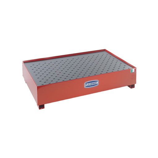 [8532/SE] Storage tank for two 208 l drums "Tank Service Base" series - w/o prearrangements for posts and forks lift transport, FLEXBIMEC (8532/SE)