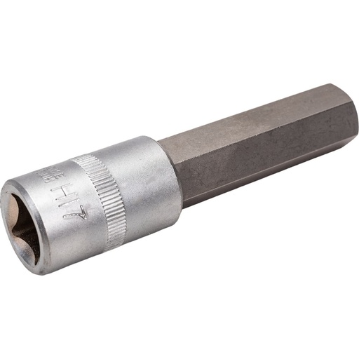 [39397] 1/2" socket with hex bit, L=100 mm (extended), 17 mm, AutoDelo (39397, BALTWERK)