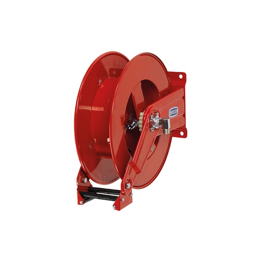 [9083X] Spring driven painted steel hose reel with wetted parts in stainless steel - L. max 35 m w/o hose - Ø 1/2". Adjustable arms series, FLEXBIMEC (9083X)