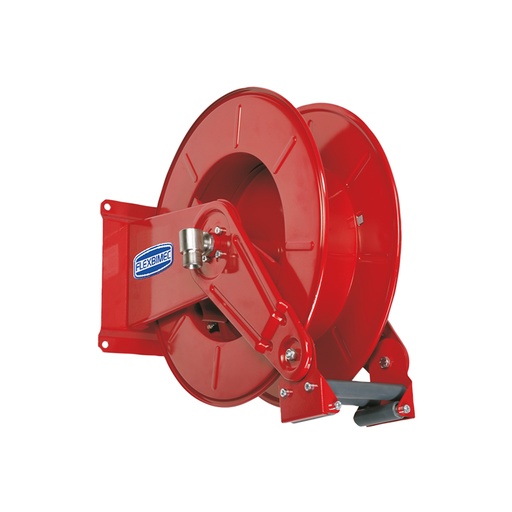 [9084] Spring driven painted steel hose reels L. max 15 m w/o hose - Ø 1". Adjustable arm series, FLEXBIMEC (9084)