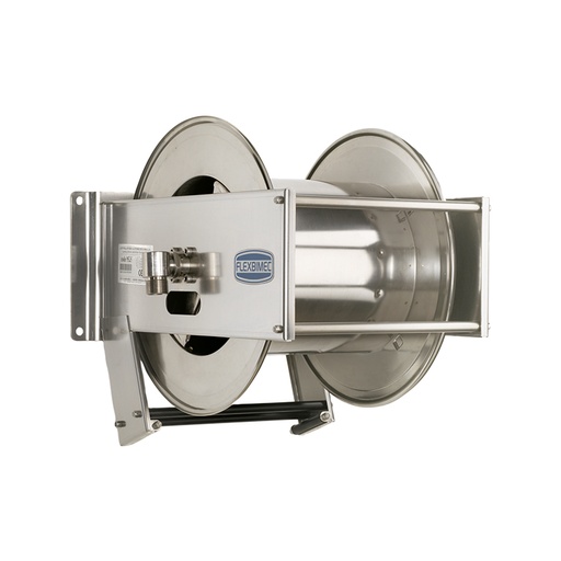 [9525/EX] Spring driven stainless steel hose reel L. max 15 m w/o hose - Ø 1”.Heavy duty series - Atex 2014/34/EU certified, classification level II category 2, FLEXBIMEC (9525/EX)