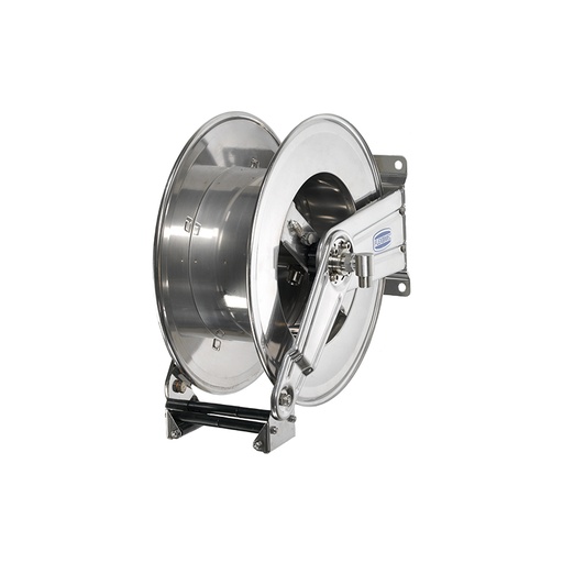 [9530] Spring driven stainless steel hose reel L. max 35 m w/o hose - Ø 1/2". Adjustable arm series, FLEXBIMEC (9530)