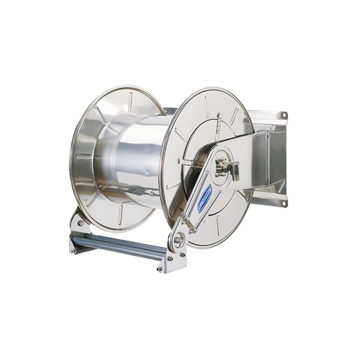 [9586] Twin spring driven stainless steel hose reel L. max 60 m w/o hose - Ø 1/2". Adjustable arm series, FLEXBIMEC (9586)