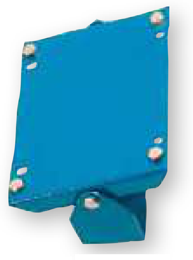 [9768B] Pivoting wall mounting bracket, painted steel, blue, for hose reels art. no. 9092X–9093X (9768B, FLEXBIMEC)