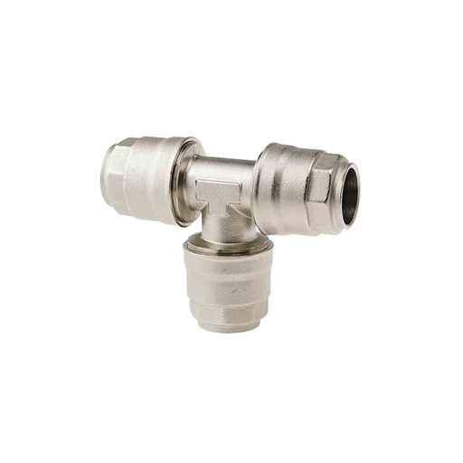 [9884/20] Intermediate tee connector for compressed air pipe - Ø 20 mm x 20 mm, FLEXBIMEC (9884/20)