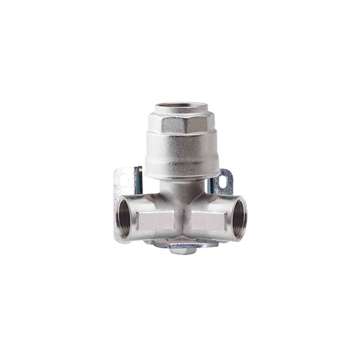 [9886/20] 2-way manifold with wall bracket, Ø20 mm × 1/2"(F) (9886/20, FLEXBIMEC)