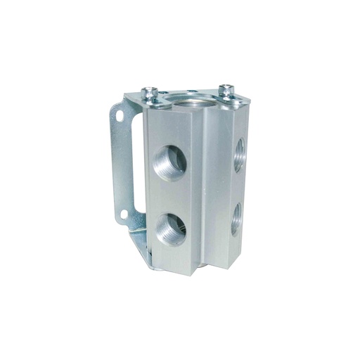 [9887/25] 4-way air manifold with wall bracket 3/4"(F)×1/2"(F) (9887/25, FLEXBIMEC)