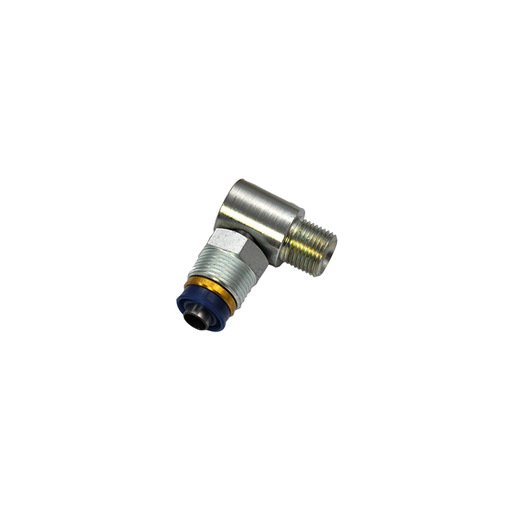 [9951/RF] Swivel joint for hose reel,1/2" M - For oil and grease, with integrated electric normally closed valve. Power supply voltage 12Vdc or 24Vdc, FLEXBIMEC (9951/RF)