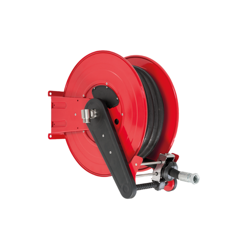 [AF4226151] Krāsota tērauda automātiskā atsperes šļūtenes spole ANDROMEDA sērija maks. 15 m Ø1″ šļūtenei - disks 434 mm - spole 260 mm - cilindrs 250 mm - ar šļūtenes vadotni (bez šļūtenes), FLEXBIMEC (AF4226151)