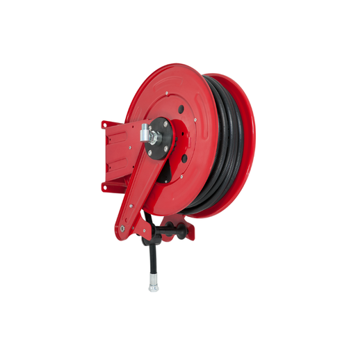 [ASGF4226201] Painted steel automatic spring-driven hose reel ANDROMEDA series for max 20 mt Ø3/4" hose - disc 434 mm - spool 260 mm - drum 250 mm - w/o hose guide (w/o hose), FLEXBIMEC (ASGF4226201)