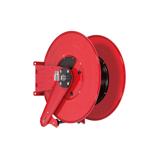 [ASGF5213201] Painted steel automatic spring-driven hose reel ANDROMEDA series for max 12 mt Ø1" hose - disc 540 mm - spool 130 mm - drum 250 mm - w/o hose guide (w/o hose), FLEXBIMEC (ASGF5213201)