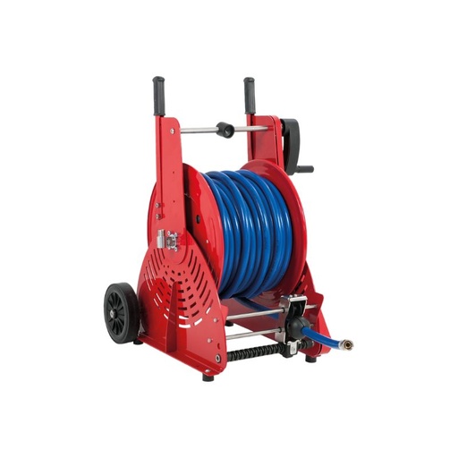 [OPSGF52260] Dažyto plieno rankinė žarnos ritė ORION HEAVY DUTY (sustiprinta) serija skirta maks. 90 mt Ø1/2" žarna - diskas 540 mm - būgno plotis 260 mm - būgnas 250 mm - be žarnos kreipiamosios (be žarnos), FLEXBIMEC (OPSGF52260)