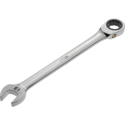 [V1023] Ratcheting combination wrench, long, size 13 mm (V1023, VIGOR)