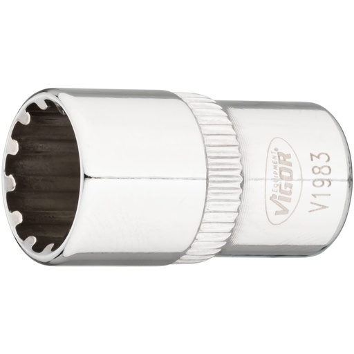 [V1983] Socket with multi-purpose profile ∙ size 10 mm (V1983, VIGOR)