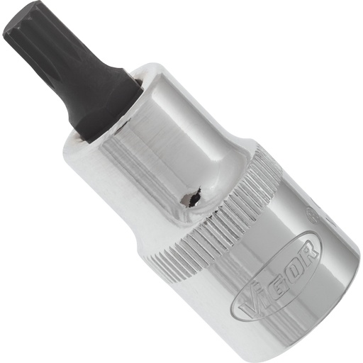 [V2096] Screwdriver socket for screws with internal serration (XZN), 1/2 inch, M8, 56 mm (V2096, VIGOR)