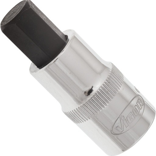 [V2106] Hex screwdriver socket 12 mm, 1/2 in. drive, 55 mm (V2106, VIGOR)