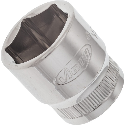 [V2265N] 6-point socket 3/8" 19 mm (V2265N, VIGOR)