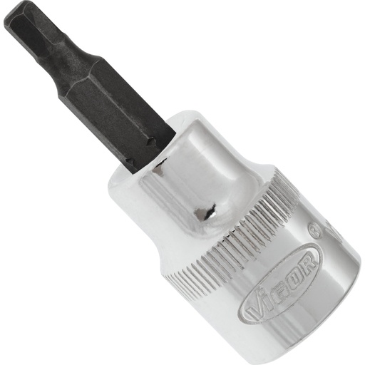 [V2284N] Hex socket screwdriver bit 3/8 in. - 4 mm (V2284N, VIGOR)