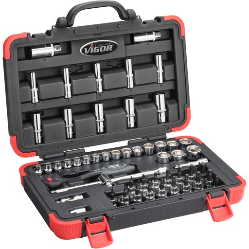 [V2305N] Socket set ∙ size 0,8 x 5,5 – 1,2 x 8 mm · 3 – 24 mm · PH1 – PH3 · PZ1 – PZ3 · T (V2305N, VIGOR)