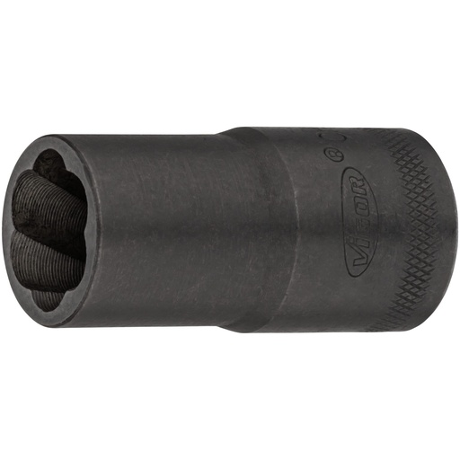 [V2404N-16] Extractor socket with spiral profile, size 16 mm (V2404N-16, VIGOR)