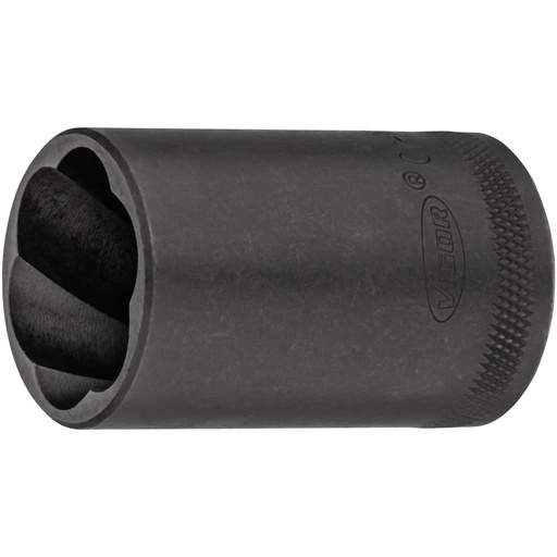 [V2404N-24] Extractor socket with spiral profile, size 24 mm (V2404N-24, VIGOR)