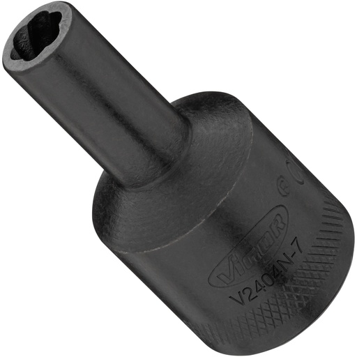[V2404N-7] Extractor socket with spiral profile, size 7 mm (V2404N-7, VIGOR)