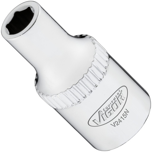 [V2415N] 6-point socket 1/4" 4.5 mm (V2415N, VIGOR)