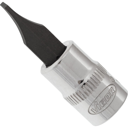 [V2429N] Uzgaļu muciņa 1/4 collas plakanā 1,2 x 7 mm (V2429N, VIGOR)