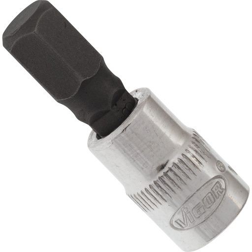 [V2435N] Hex bit socket for internal hexagon screws 8 mm, 1/4 in. drive (V2435N, VIGOR)