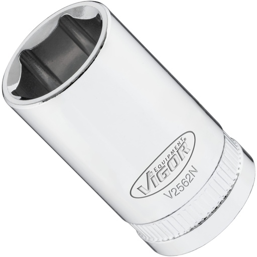 [V2562N] 6-point socket 1/2" 16 mm (V2562N, VIGOR)