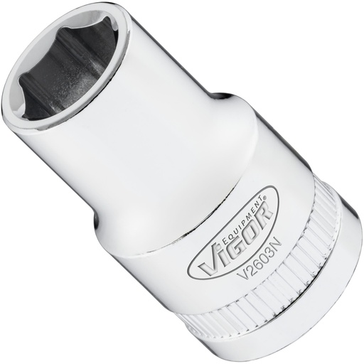 [V2603N] 6-briaunė galvutė 3/8" 12 mm (V2603N, VIGOR)