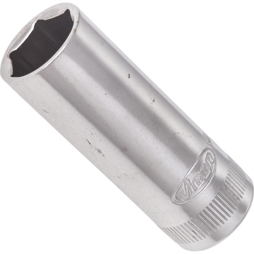 [V2701N] Ilga 6-briaunė galvutė 1/4" 13 mm (V2701N, VIGOR)