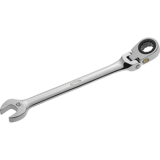 [V2806] Ratcheting combination wrench with swivel head, size 10 mm (V2806, VIGOR)