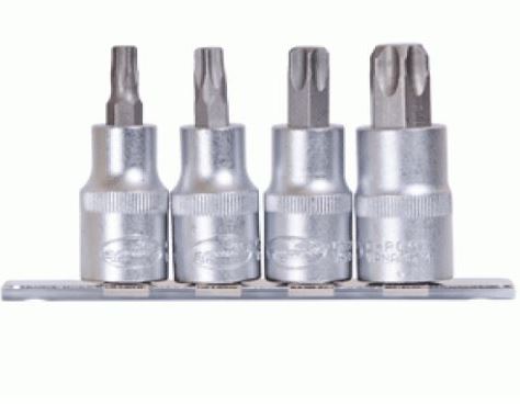 [39834] TORX socket set 4 pcs 1/2" (T40, T45, T55, T70) AvtoDelo (39834, BALTWERK)