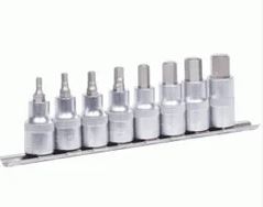 [39841] Socket set 8 pcs (1/2", 4-14 mm) AvtoDelo (39841, BALTWERK)