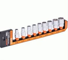 [39849] Socket set 9 pcs (1/2", 6-point, 10-24 mm) AvtoDelo (39849, BALTWERK)