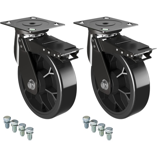 [V4481-XXL-1] Swivel castor ∙ with locking brake V4481-XXL-1, VIGOR